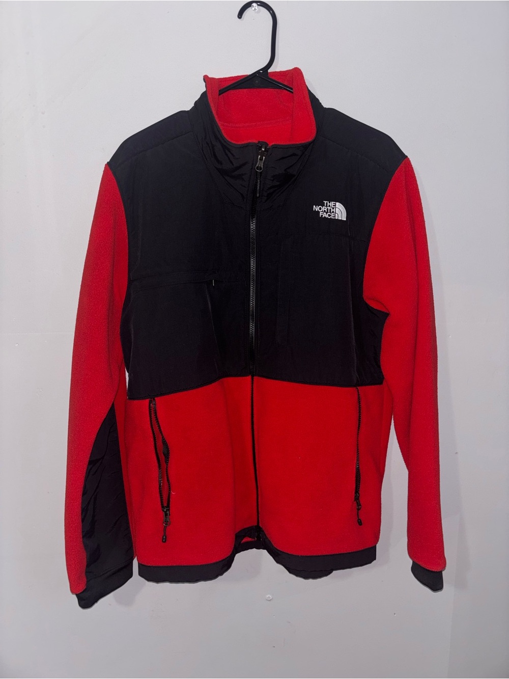 The North Face Red and Black Men's Performance Fleece Jacket